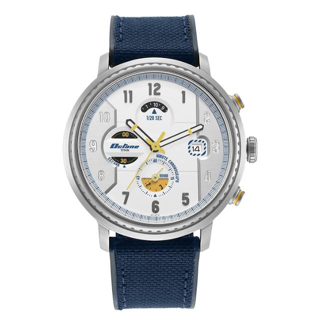 Titan Octane-Aerobatics Collection Analog Silver Dial Men's Watch-1857SP01-Stumbit Deal of the Day